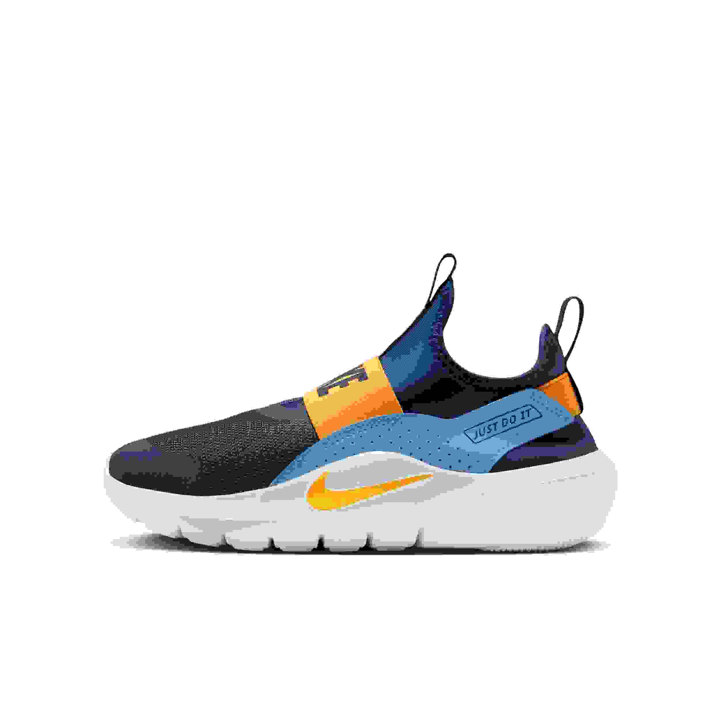 Nike Flex Runner 4 Grade School Boys' "Midnight Navy/Blue/White/Laser Orange" Running Shoe